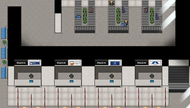 RPG Maker MZ - KR Transportation Station - Airport Tileset