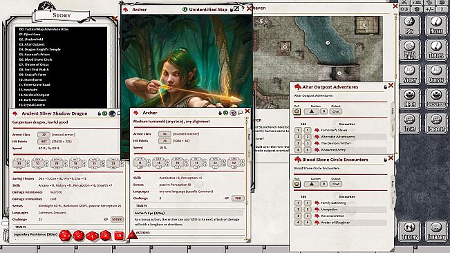 Fantasy Grounds - Dungeons & Dragons Tactical Maps: Adventure Atlas