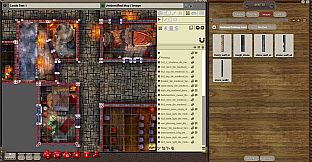 Fantasy Grounds - Black Scrolls Medieval Fantasy Castle (Map Tile Pack)