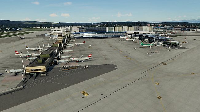 X-Plane 12 Add-on: Aerosoft - Airport Zurich V2.0