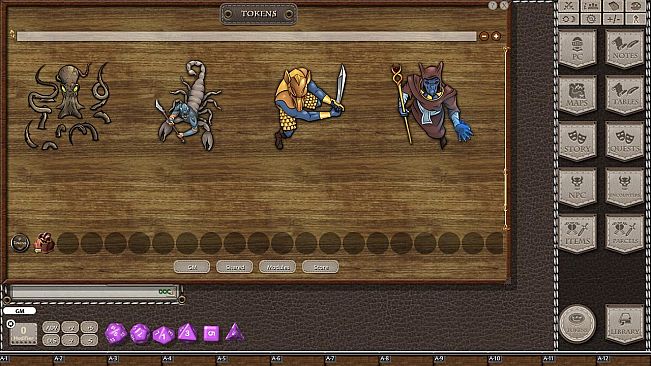 Fantasy Grounds - Jans Token Pack 02 - Desert Creatures