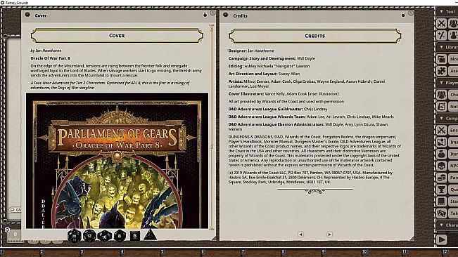 Fantasy Grounds - D&D Adventurers League EB-08 Parliament of Gears
