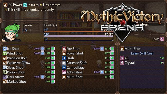 Mythic Victory Arena - Unlock All Skills