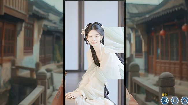 Ancient Style Girl Dynamic Jigsaw Puzzle
