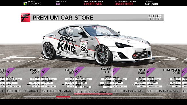 FURIDASHI - PREMIUM CARS PACK#2