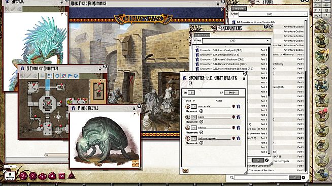 Fantasy Grounds - Pathfinder RPG - Mummy's Mask AP 1: The Half-Dead City (PFRPG)
