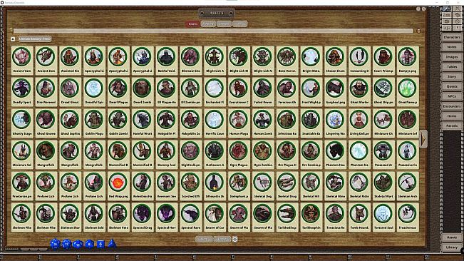 Fantasy Grounds - Ultimate Bestiary: The Dreaded Accursed
