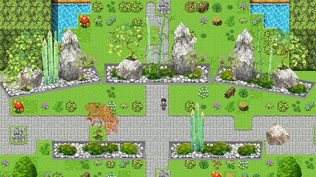 NATHUHARUCA Green Tilesets for RPG MAKER UNITE