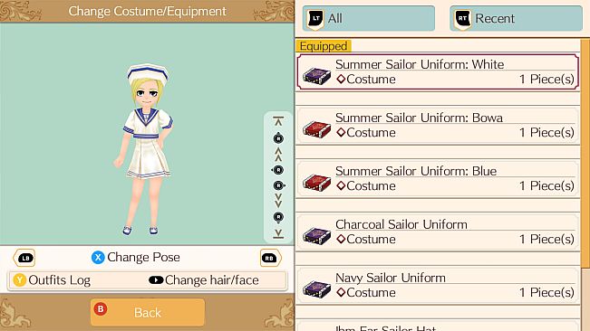 Summer Sailor Set - WorldNeverland - Daily Life in the Elnea Kingdom - Another Life Adventure