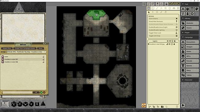 Fantasy Grounds - Pathfinder RPG - Pathfinder Flip-Mat: Troubles in Otari