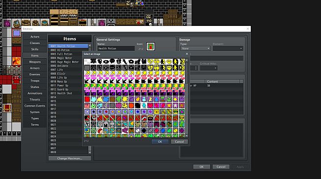 RPG Maker MZ - Pixel Pack 4 Iconsets