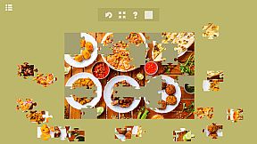 Jigsaw Puzzle Delicious Foods