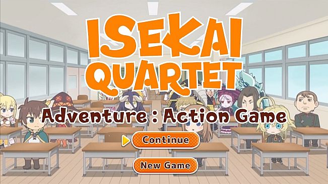 Pixel Game Maker Series  ISEKAI QUARTET Adventure Action Game