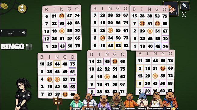Capybara Bingo