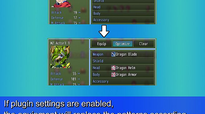 RPG Maker MZ - Character Generator Expansion Plugin