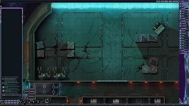 Fantasy Grounds - Starfinder 2 RPG - Flip-Mat: Derelict Starships