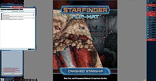 Fantasy Grounds - Starfinder RPG - FlipMat - Crashed Starship