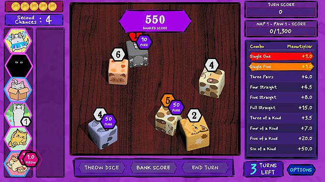 Purrfect Dice