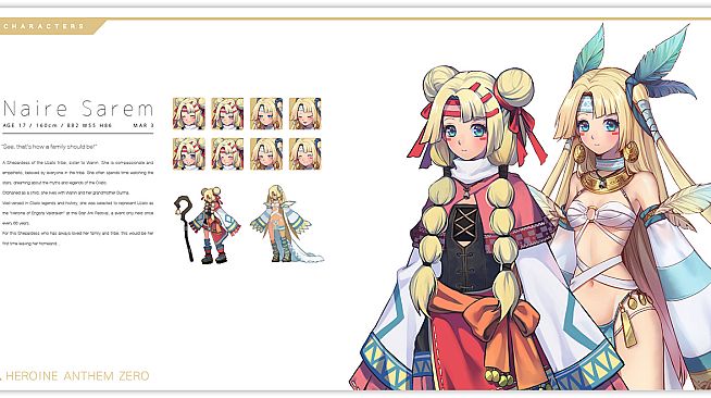 Heroine Anthem Zero - Art Book