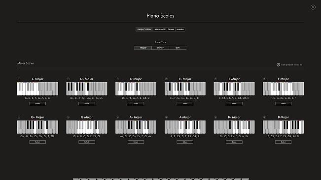 AudioTheory Piano Keys