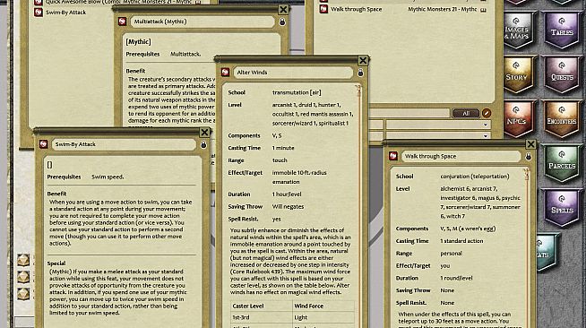 Fantasy Grounds - Mythic Monsters #21: Mythos Too (PFRPG)