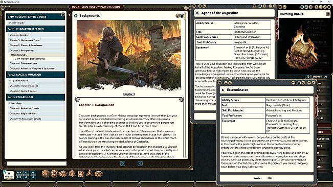 Fantasy Grounds - Grim Hollow: Player's Guide