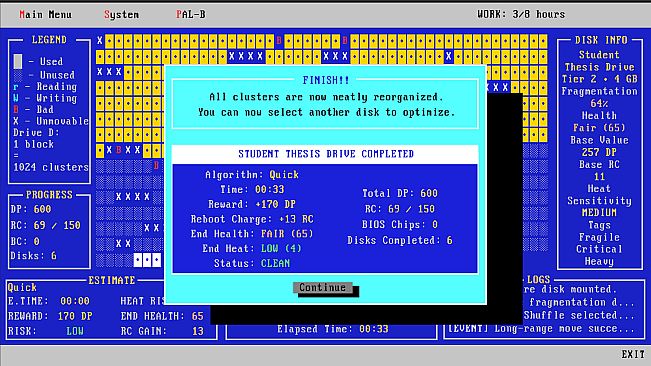 Defrag Incremental