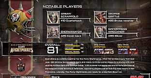 Mutant Football League: Sin Fransicko Forty Nightmares