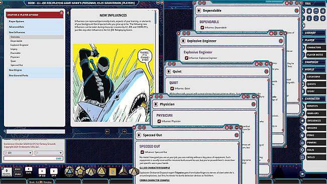 Fantasy Grounds - G.I. JOE Roleplaying Game Hawk's Personnel Files