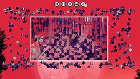 The Villager and the Werewolf - A jigsaw puzzle tale