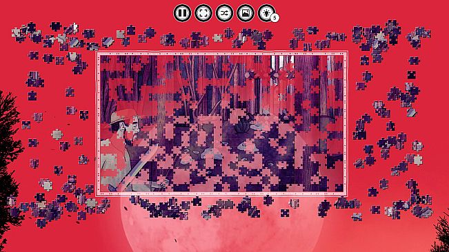 The Villager and the Werewolf - A jigsaw puzzle tale