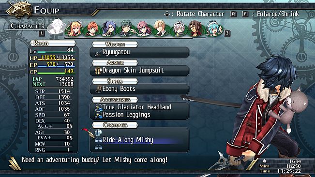 The Legend of Heroes: Trails of Cold Steel II - All Ride-Alongs