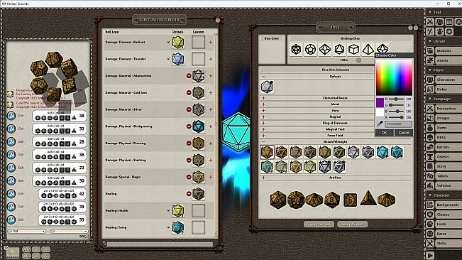 Fantasy Grounds - Wizard Wrought Dice Pack