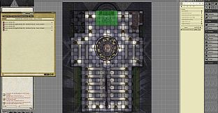 Fantasy Grounds - Pathfinder RPG - Pathfinder Flip-Mat - Classic Cathedral