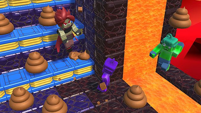 GoonyaFighter - New battle style: "Don't Touch The Poop" Party!!"