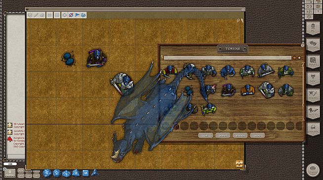 Fantasy Grounds - Blue Dragons (Token Pack)