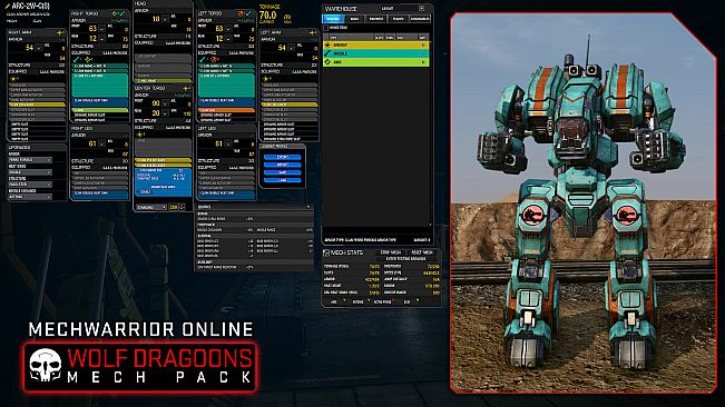 MechWarrior Online - Wolf Dragoons Mech Pack