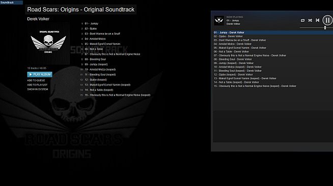 Road Scars: Origins - Original Soundtrack