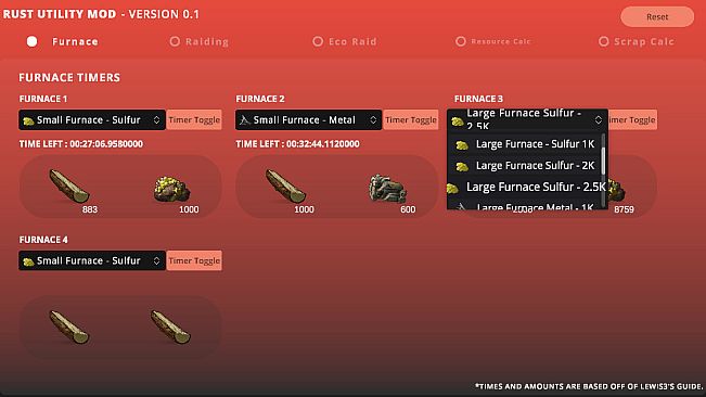 RUM - Rust Utility Mod