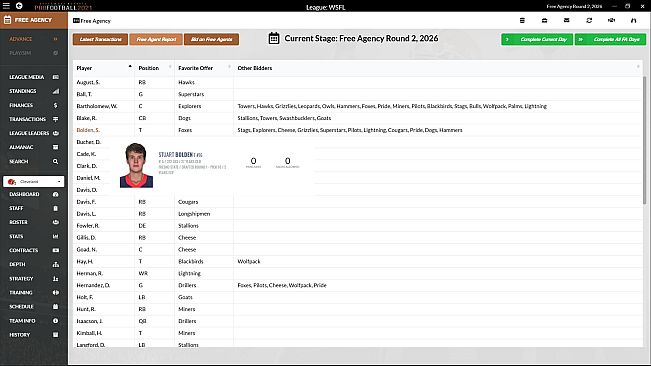 Draft Day Sports: Pro Football 2021