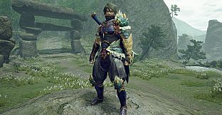 Monster Hunter Rise - "Utsushi" Hunter layered armor set