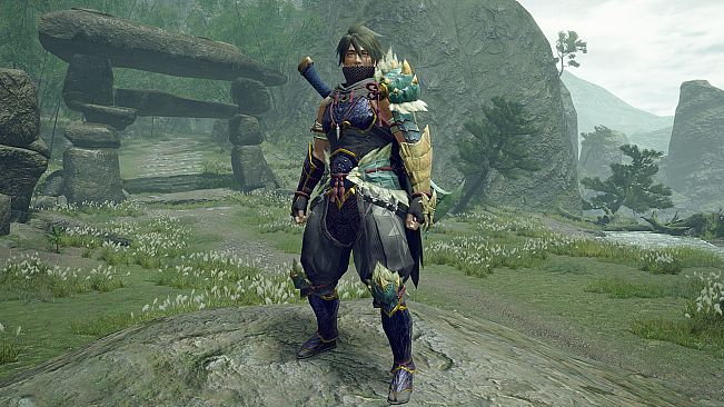 Monster Hunter Rise - "Utsushi" Hunter layered armor set