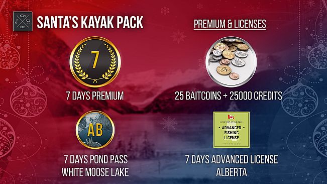 Fishing Planet: Santa's Kayak Pack