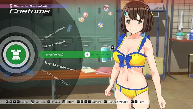 Kandagawa Jet Girls - Maid Bikini (Lemon Yellow)