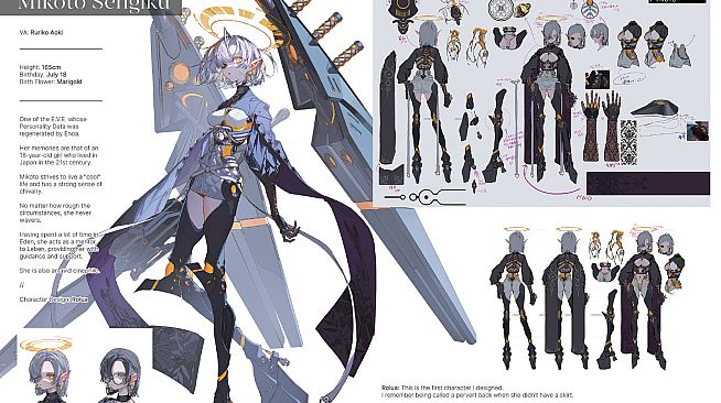 CRYMACHINA - "Eden Database" Art Book