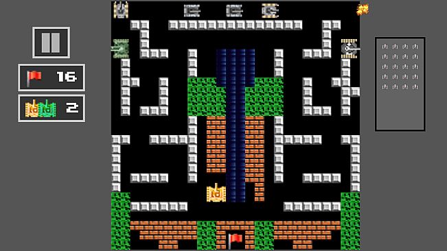 Tank Shoot 2D - Battle to save City Flag