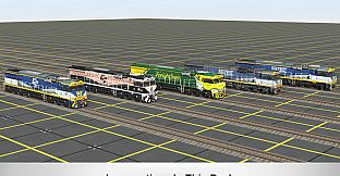 Trainz 2019 DLC - CFCLA, RailFirst, Freightliner GE C44aci Pack