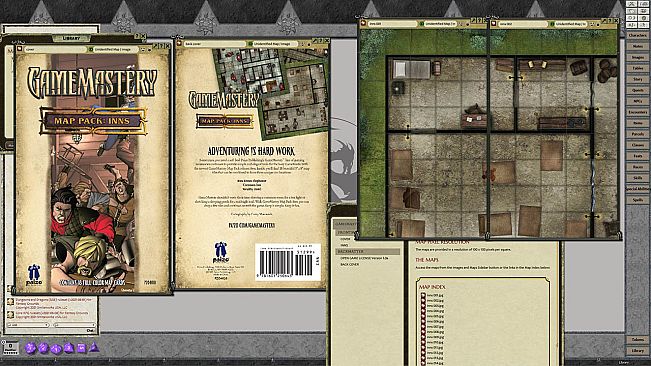 Fantasy Grounds - Pathfinder RPG - GameMastery Map Pack: Inns
