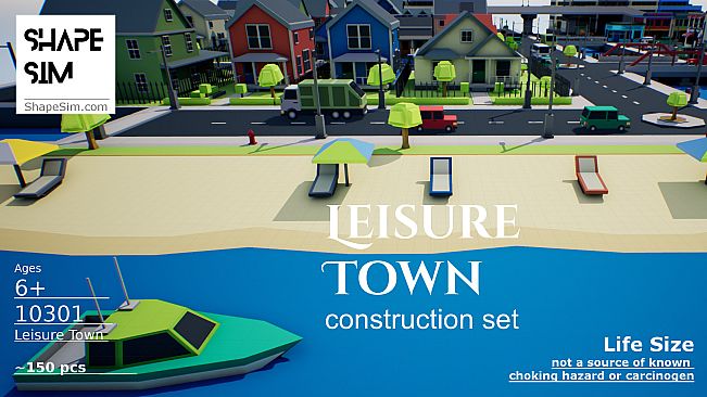 ShapeSim - Leisure Town construction set