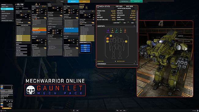 MechWarrior Online - Gauntlet Mech pack